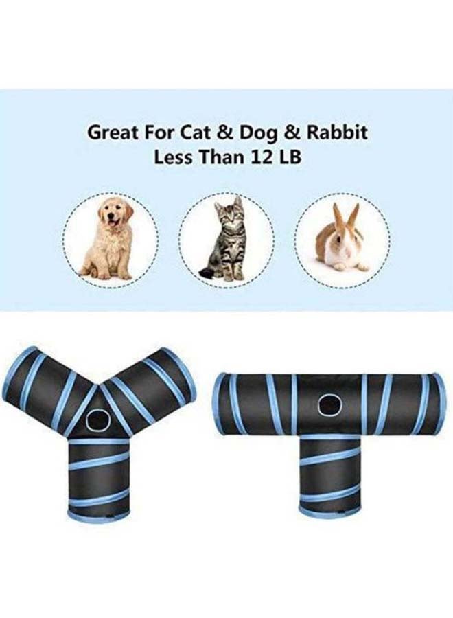 Beauenty 3-Way Foldable Cat Toy Black/Blue 30x80cm - Image 4