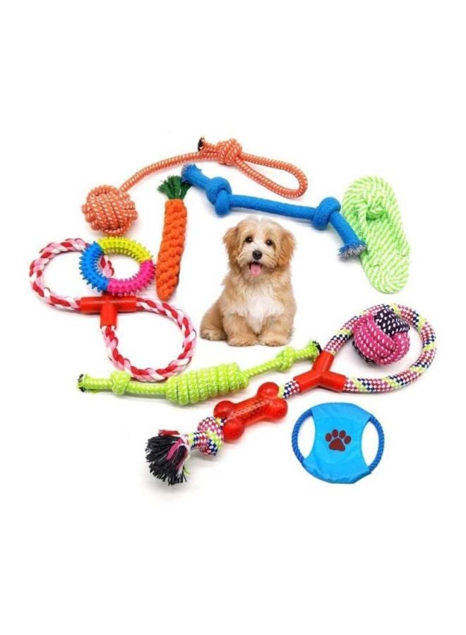 بيوينتي مجموعة ألعاب للجراء الأليفة من 10 قطع أزرق/أحمر/أخضر - Image 2