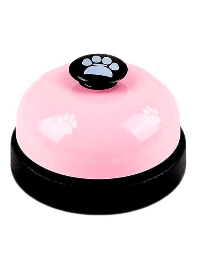 Beauenty Bell Paws Printed Ball-Shape Dog Training Tool Pink/Black 5x7cm - Image 1