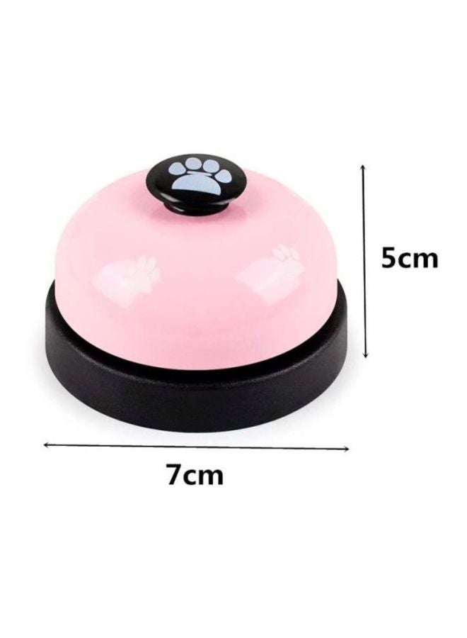 Beauenty Bell Paws Printed Ball-Shape Dog Training Tool Pink/Black 5x7cm - Image 2