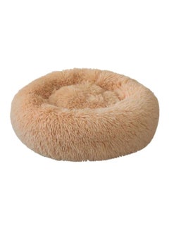 Soft Plush Round Bed Beige 30 x 20 x 10cm - v1614176120/N33958567A_1