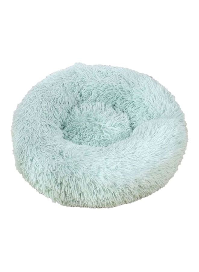 Decdeal Donut Style Soft Plush Pet Bed Mint Green 50 x 50centimeter
