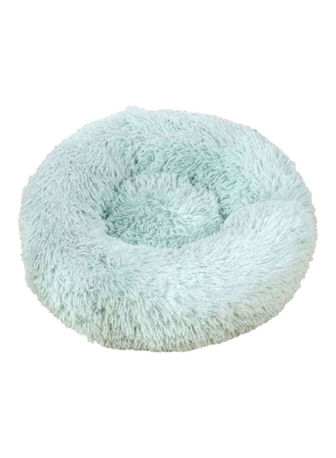 Decdeal Donut Style Soft Plush Pet Bed Mint Green 40 x 40centimeter - Image 1