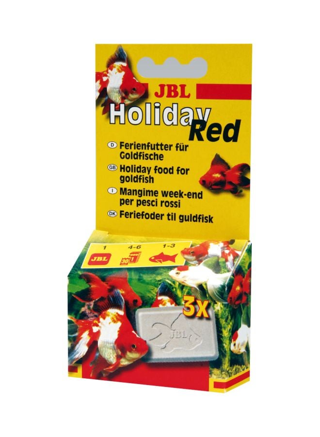 JBL Holiday Red Fish Food Grey 17grams - Image 1