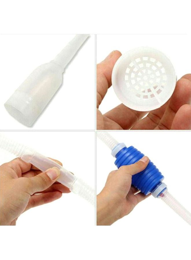 بيوينتي أنبوب شفط لتنظيف أحواض الأسماك شفاف/أزرق - Image 5