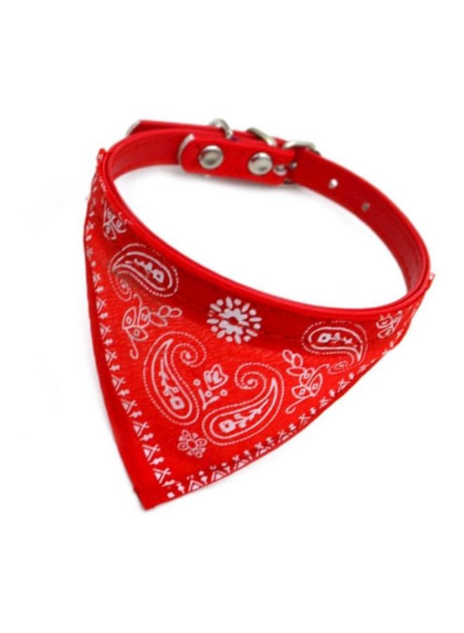 Cool Baby Adjustable Pet Collar Red/White  - Image 2