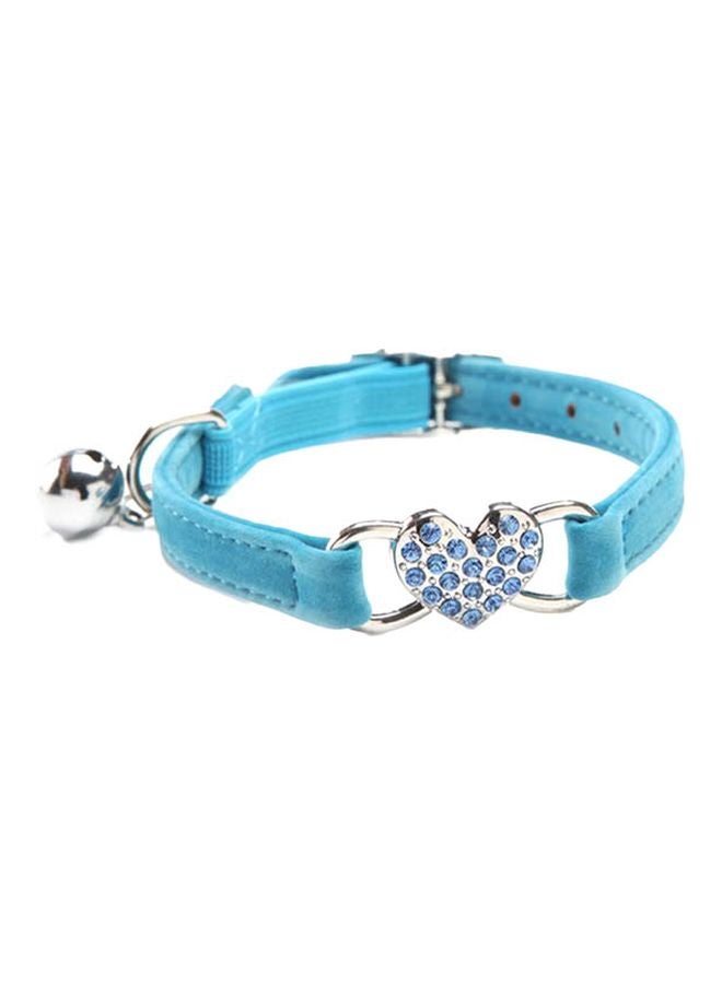 Cool Baby Rhinestone Studded Collar Necklace Sky Blue/Silver 30x1centimeter  - Image 1