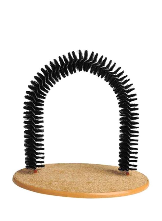 Beauenty Cat Arch Self Groomer Massager Beige/Black - Image 1