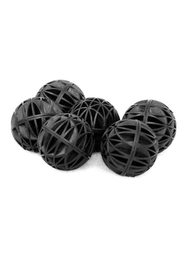 بيوينتي مجموعة كرات حيوية لحوض السمك من 100 قطعة أسود - Image 4