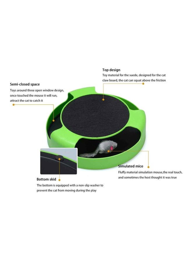 بيوينتي لعبة الإمساك بالفأر ومطاردة حركته أخضر/أسود - Image 4