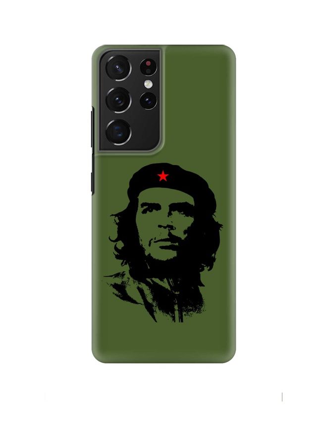 Stylizedd Che Guevara Case Cover For Samsung Galaxy S21 Ultra 5G Green/Black - Image 1