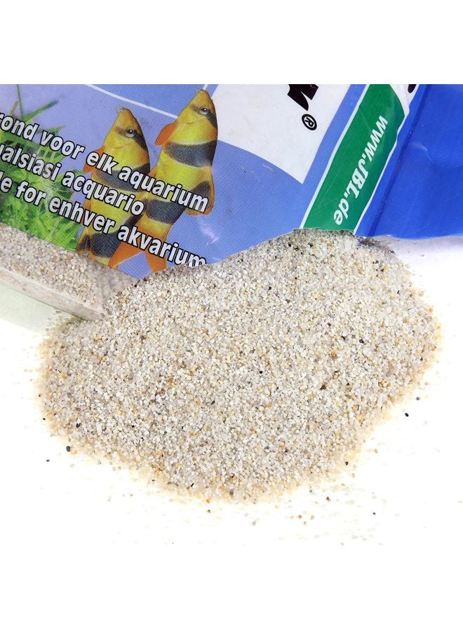 جي بي إل حصى سانسيبار النهرية الزخرفية لأحواض السمك أبيض - Image 4