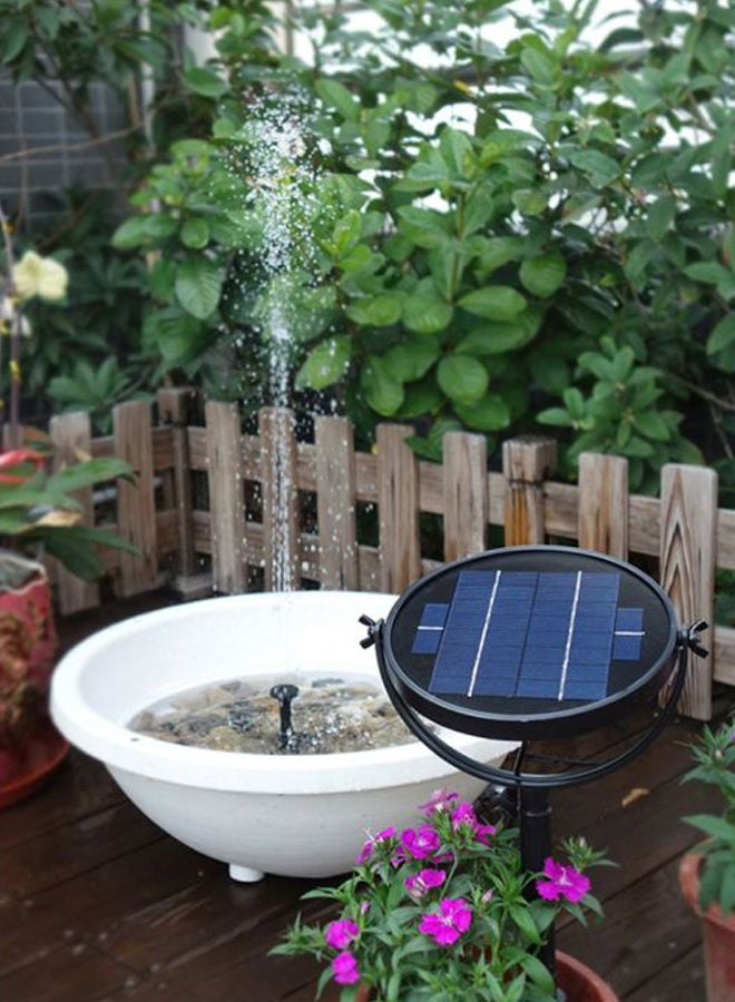 Decdeal Solar Power Fountain Submersible Brushless Water Pump Kit Black 20x20x5cm - Image 2
