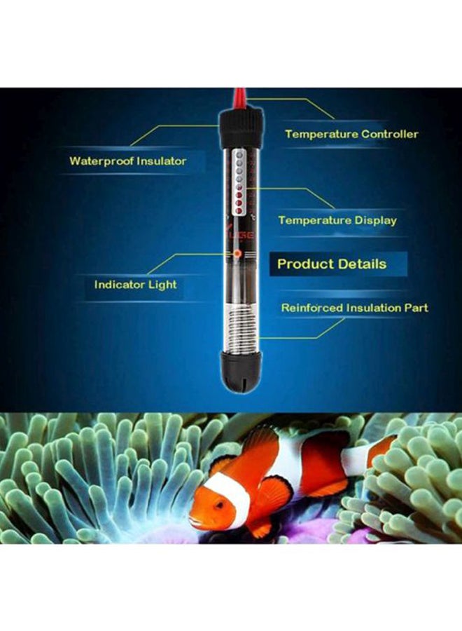 بيوينتي عصا سخان غاطسة لحوض الأسماك أسود/ فضي - Image 4