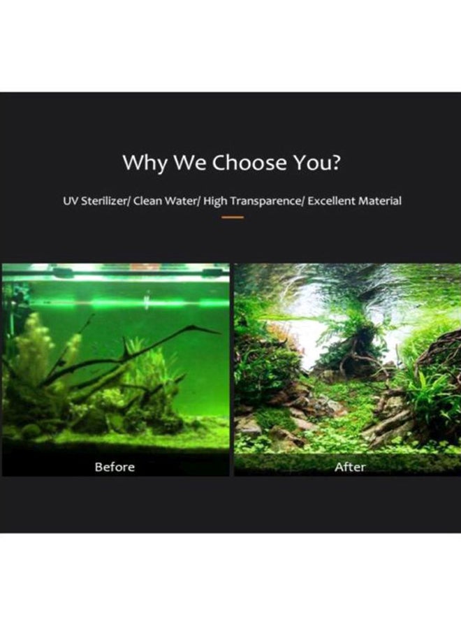 docooler Ultraviolet Filter Light Tube Clear/Blue/Black 33x2cm - Image 2