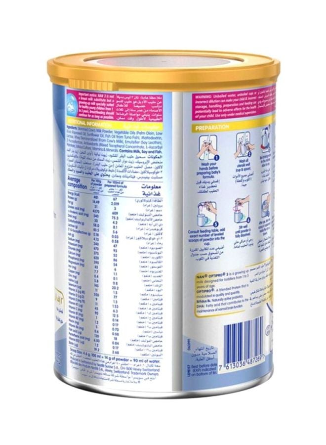 نان حليب أوبتي برو بتركيبة مناسبة للمرحلة 3 400جرام - Image 2