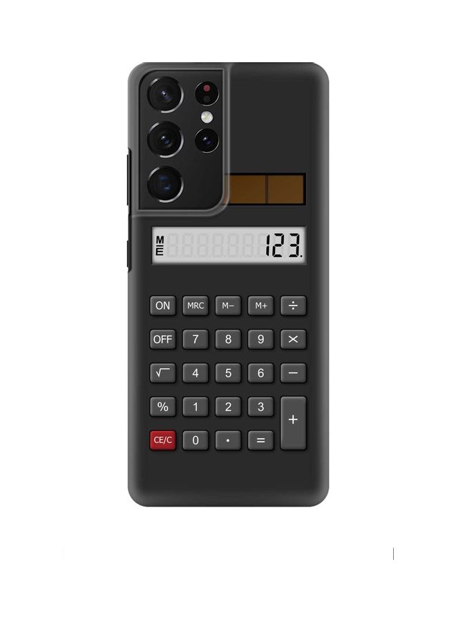 ستايلايزد غطاء حماية واقِ لهاتف سامسونج جالاكسي S21 ألترا 5G أسود/ رمادي