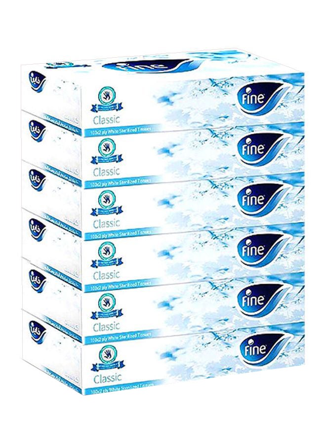 فاين مناديل كلاسيك معقمة أبيض