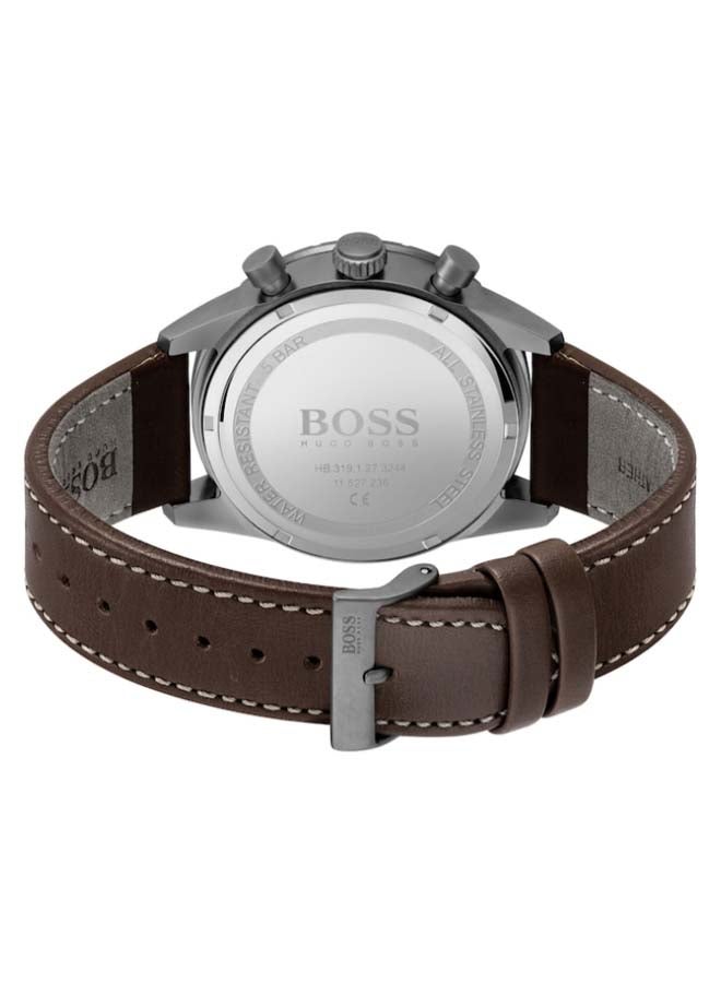 HUGO BOSS Men's Pilot Edition Water Resistance Leather Analog Watch 1513852  - Image 3