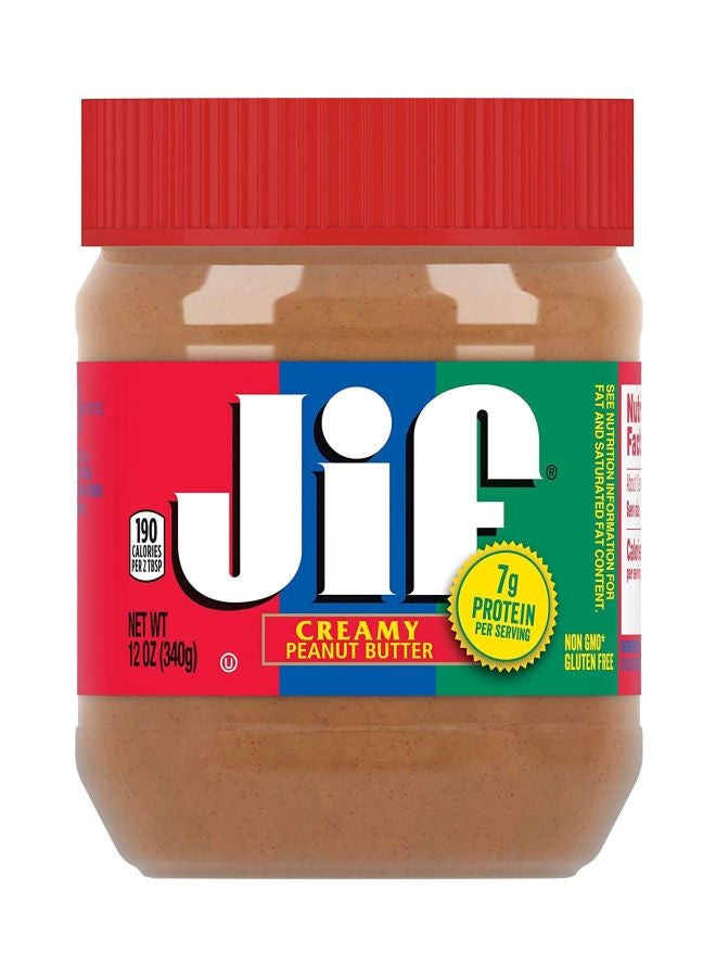 Jif - Creamy Peanut Butter 340grams - Image 1