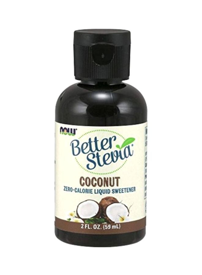 Now Foods Better Stevia Liquid Sweetener coconuts 59ml - Image 1