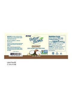 Now Foods Better Stevia Liquid Sweetener coconuts 59ml  - Image 2