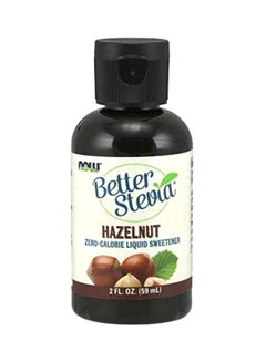 Now Foods Better Stevia Hazelnut Liquid Sweetener 59ml  - Image 1