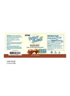 Now Foods Better Stevia Hazelnut Liquid Sweetener 59ml  - Image 2