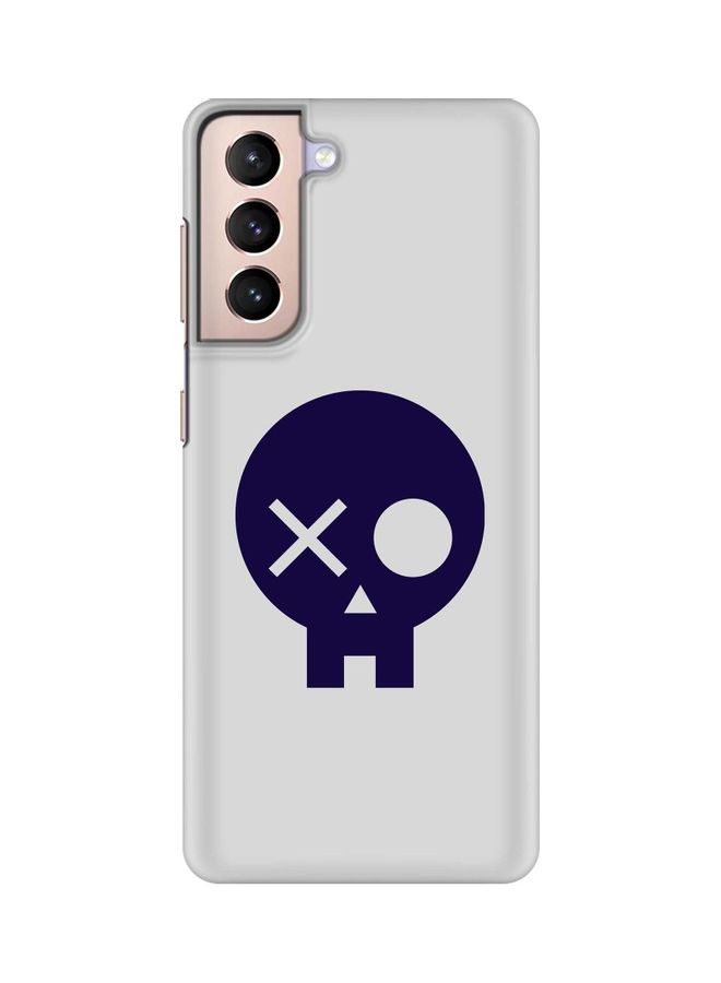 Stylizedd Skull Patch Case Cover For Samsung Galaxy S21 5G Grey