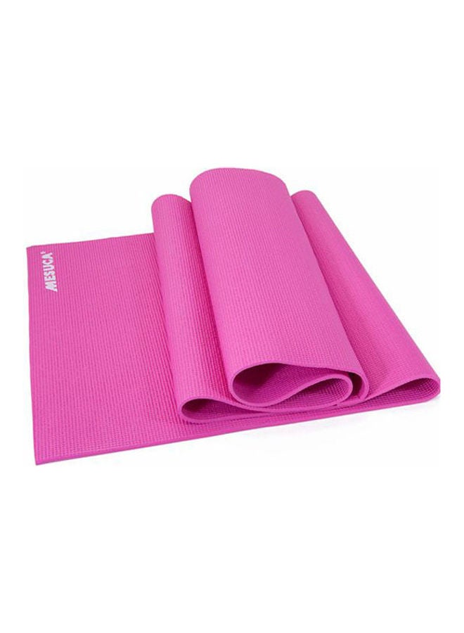 بساط يوغا مع حقيبة حمل مشبكة  بلون وردي،  مقاس 6 مم. 61 x 173سم - Image 1