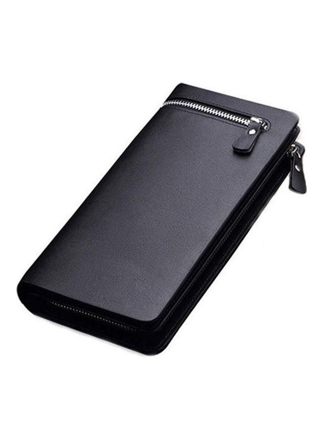 baellerry Long  Faux Leather Wallet Black - Image 1