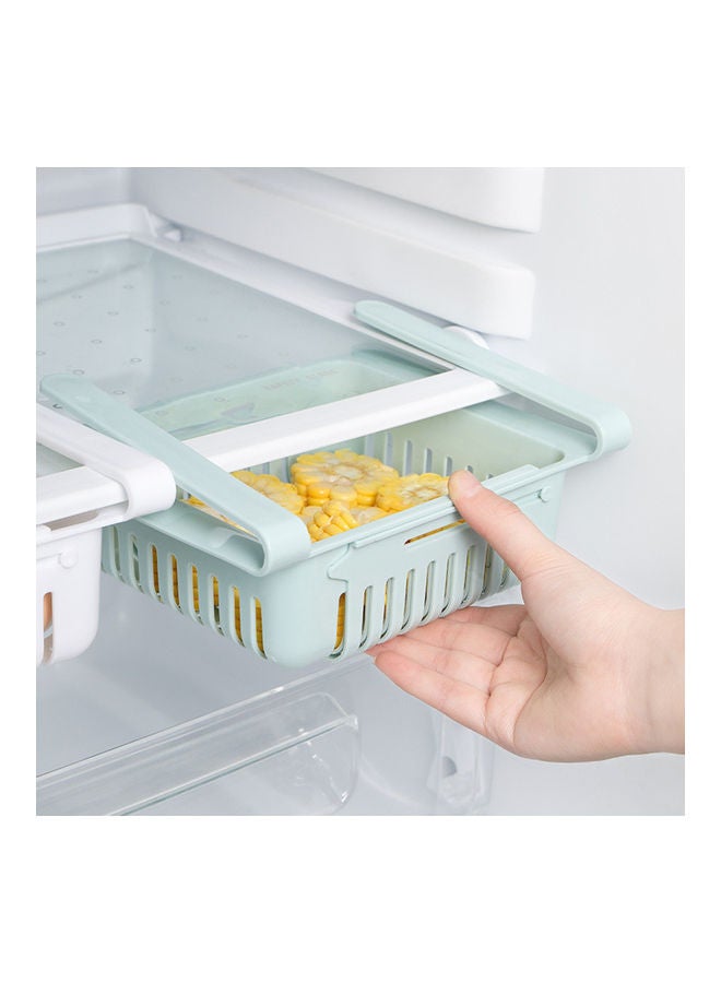 Retractable Fridge Organizer Blue 20x8x16cm  - Image 2