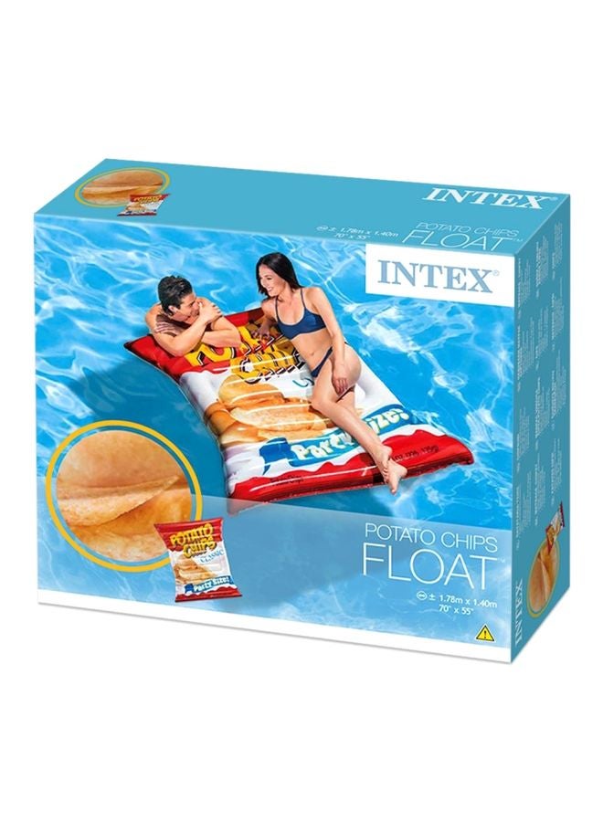 INTEX Potato Chips Shaped Pool Float 70x55inch - Image 3
