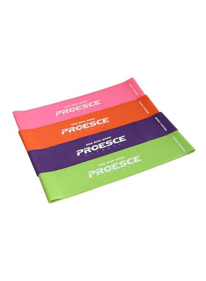 Generic 4Pcs Yoga Resistance Bands Rubber Stretch Belt Body Building Fitness Tools  - Image 1