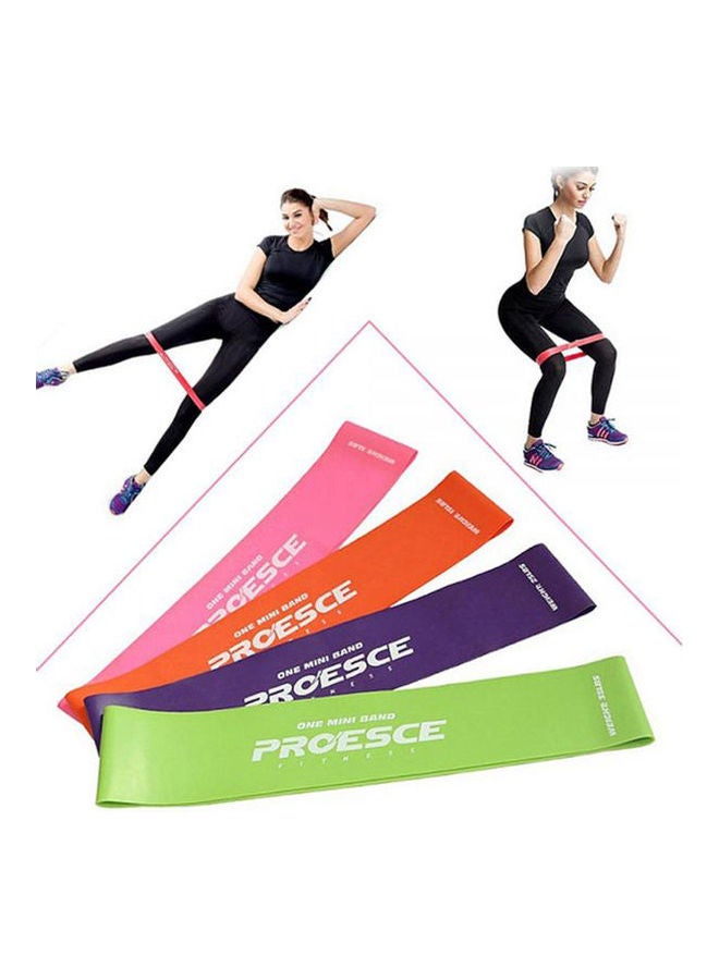 Generic 4Pcs Yoga Resistance Bands Rubber Stretch Belt Body Building Fitness Tools  - Image 2