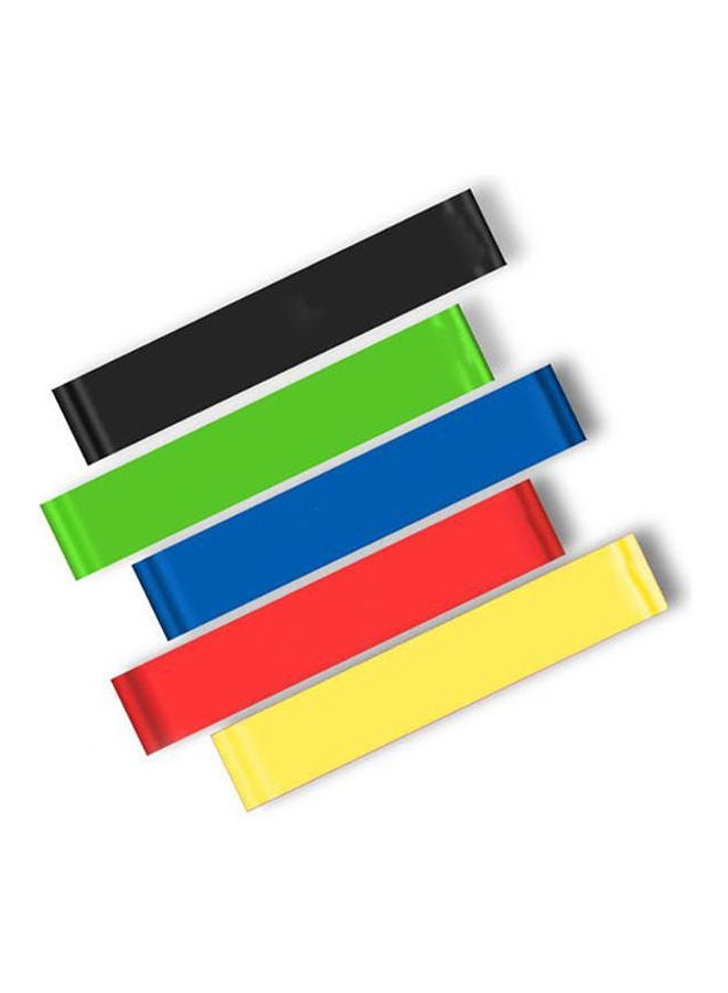 Kanteen Store 5 Color Body Building Yoga Stretch Bands Fitness Resistance Belt Fitness Rubber Band Elastic Exercise Straps Indoor Sport Gym Pull Up For Fit Body  - Image 1