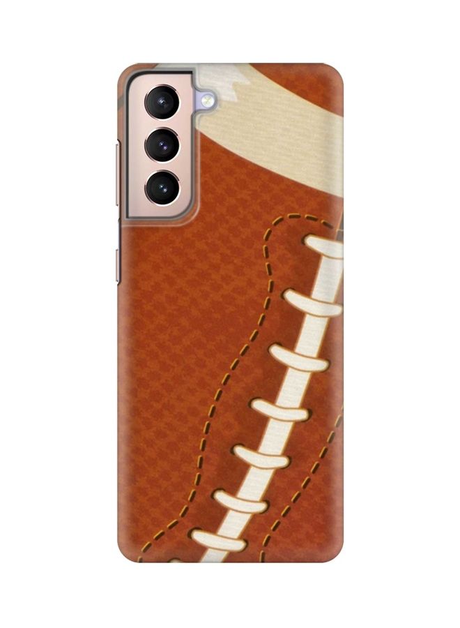 Rugby Ball Case Cover For Samsung Galaxy S21 Plus 5G Brown