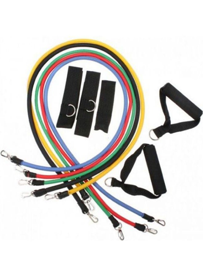 11-Piece Latex Resistance Bands Fitness Exercise Tube Rope Set Yoga Abs P90X Workout - v1614180632/N44713794A_1