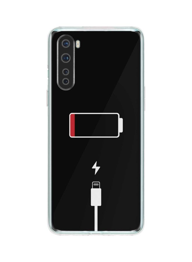 Battery Empty Classic Case Cover For Oneplus Nord Black