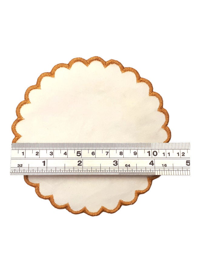 Alwan Ramadan Kareem Fabric Coaster Set of 6 Multicolour 11cm - Image 3