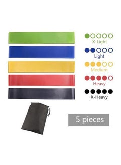 Generic Resistance Band fitness 5Levels Latex Gym Strength Training Rubber Loops Bands Fitness CrossFit Equipment Yoga Exercise Pull Rope Elastic Bands for Fit  - Image 2