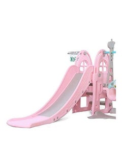 Rainbow Toys 3 In 1 Baby Plastic Swing Slide With Basketball Hoop Set For Home Use 208x145x120cm  - Image 5
