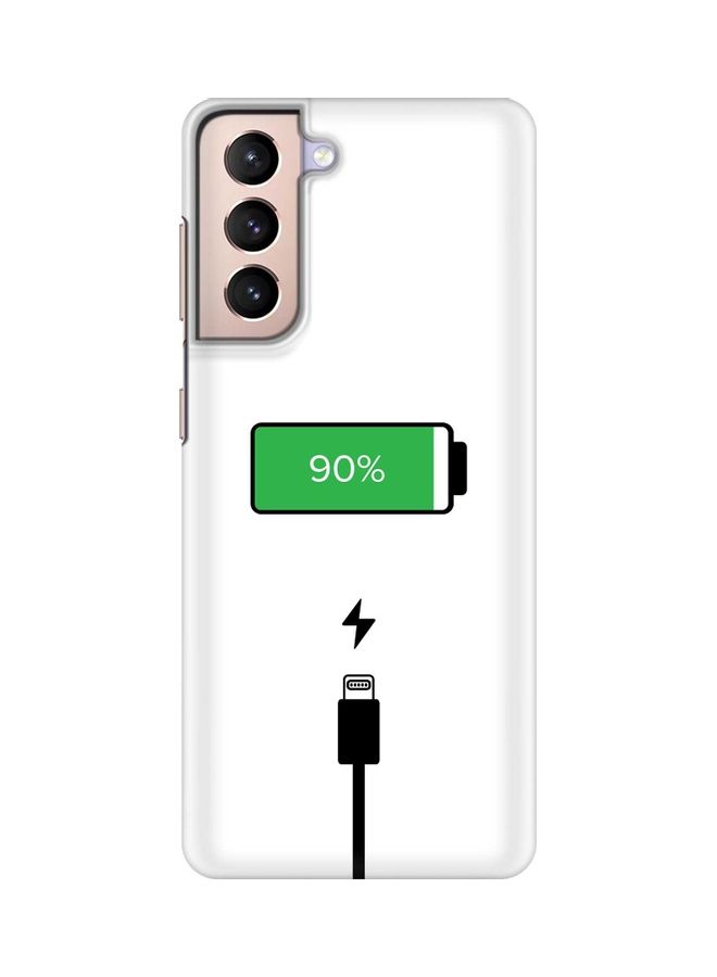 Stylizedd Charging Case Cover For Samsung Galaxy S21 5G White - Image 1