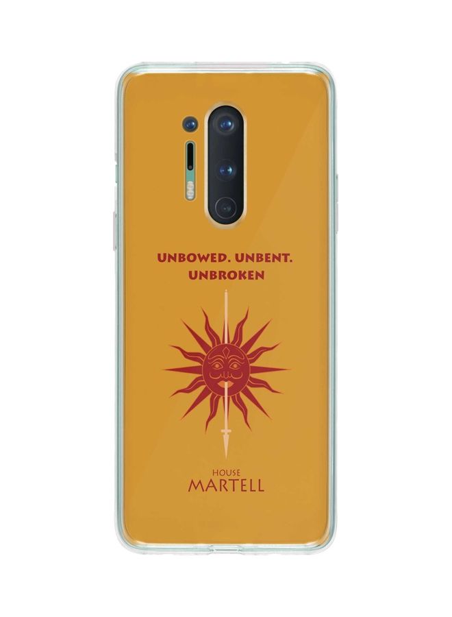 Stylizedd Got House Martell Classic Case Cover For Oneplus 8 Pro Orange - Image 1