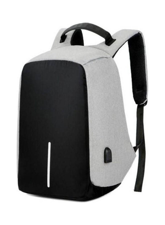 Laptop Case With USB And Power Bank Port Grey/Black