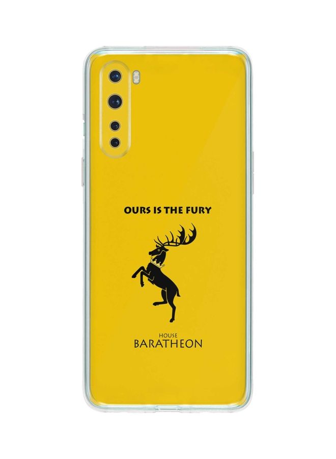 ستايلايزد غطاء حماية كلاسيك بطبعة شعار منزل براثيون من مسلسل "The Game of Thrones" لهاتف ون بلس نورد أصفر/أسود - Image 1