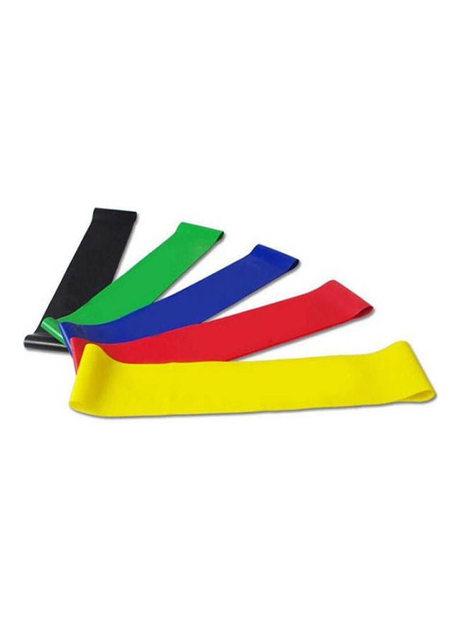 Kanteen Store 5  Body Building Yoga Stretch Bands Fitness Resistance Belt Fitness Rubber Band Elastic Exercise Straps Indoor Sport Gym Pull Up for Fit Body Building Exercise  - Image 1