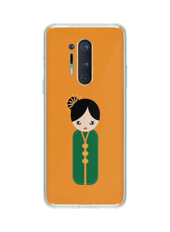 ستايلايزد غطاء حماية كلاسيك بتصميم دمية يابانية لهاتف ون بلس 8 برو متعدد الألوان - Image 1