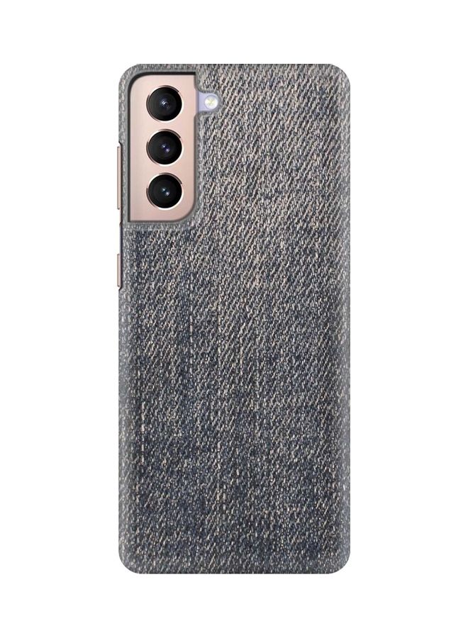 Stylizedd Dark Denim Print Case Cover For Samsung Galaxy S21 5G Grey