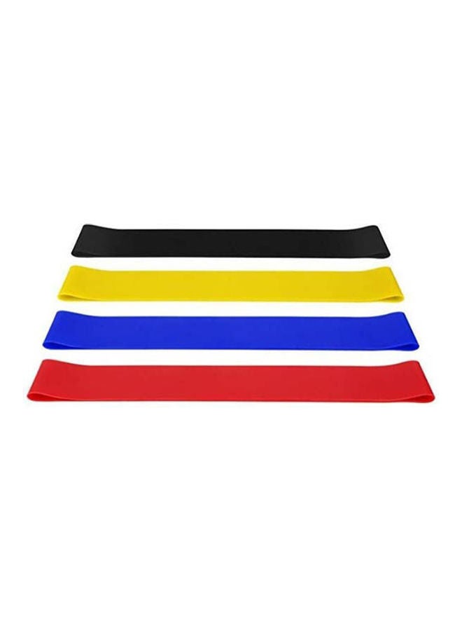 Generic 4 Pieces Resistance Exercise Bands Light Medium Heavy Loop Bands Kit For Cross Fit Yoga/ Strength Training Pilates Gym Booty Band Workout Home Fitness For Women& Men  - Image 1